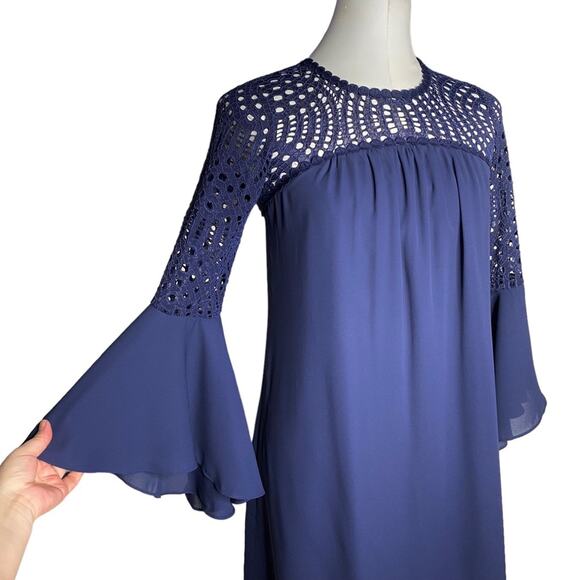 Lilly Pulitzer Amenna Bell Sleeve Lace Dress size 0 - Picture 6 of 12
